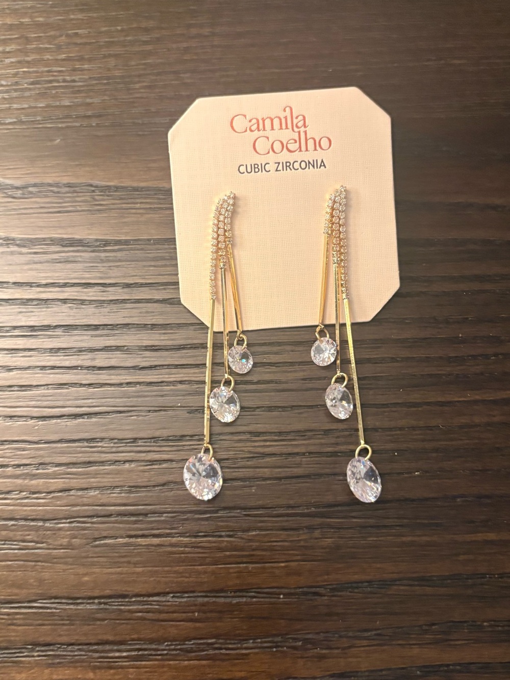 NEW Camila Coelho Gold Earrings
